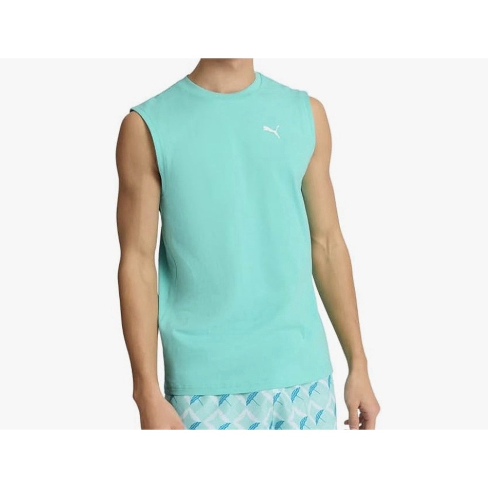 Puma Mens Essentials Sleeveless T-Shirt  Tank Top Gym Shirt Big & Tall  4XLT New